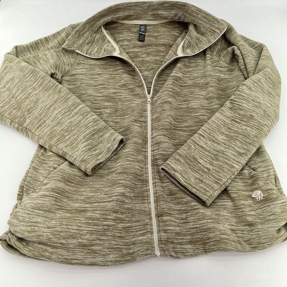 Mountain Hardwear Fleece Womens Large Zip Athletic Fit Hiking Camping Outerwear - Picture 1 of 5